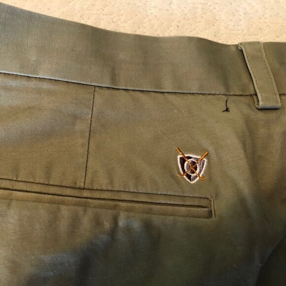 Oxford Stretch Golf Pants  38 x 30 Lt Green Polyester Spandex  Comfortable - Picture 2 of 4